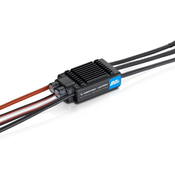 FlyFun V5 80A ESC 3-6S Brushless Electrical Speed Controller Motor With DEO Function for Drone Airplane